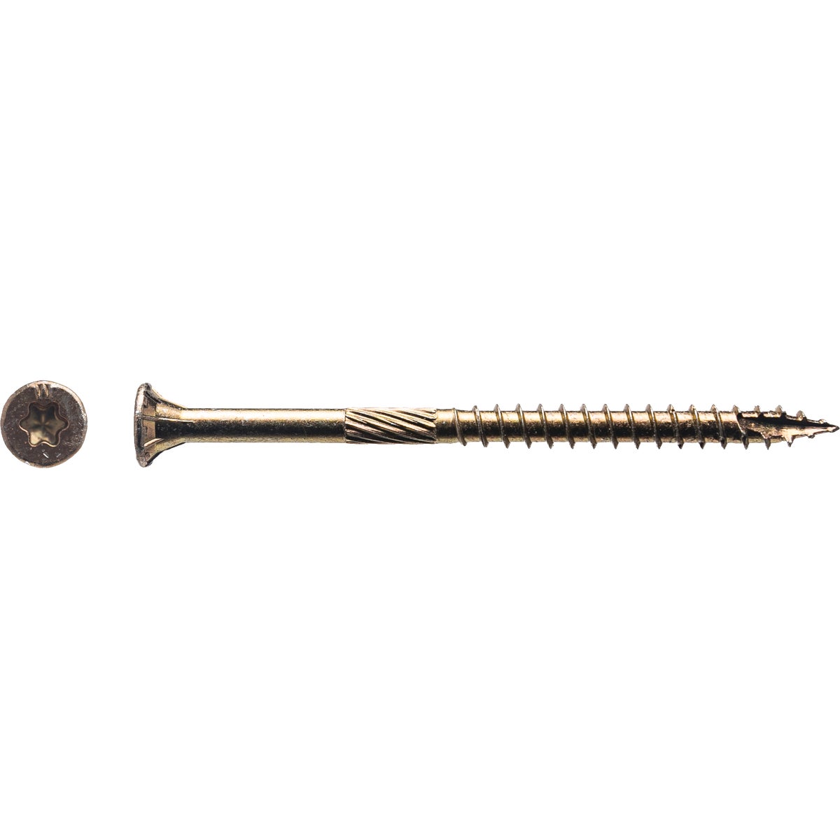 Big Timber #9 x 2-3/4 In. Yellow Zinc Flat Head Wood Screw (430 Ct., 5 Lb.)