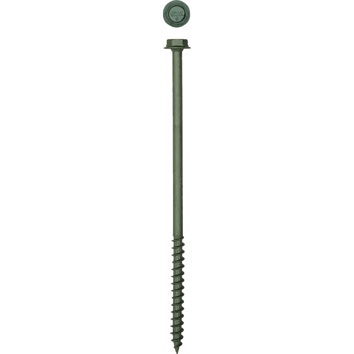 Spax PowerLags 1/4 In. x 6 In. Hex Head Exterior Structure Screw (500 Ct.)