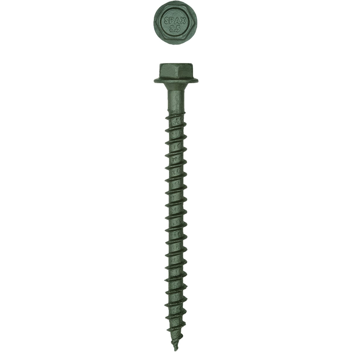 Spax PowerLags 5/16 In. x 3-1/2 In. Hex Head Exterior Structure Screw (250 Ct.)