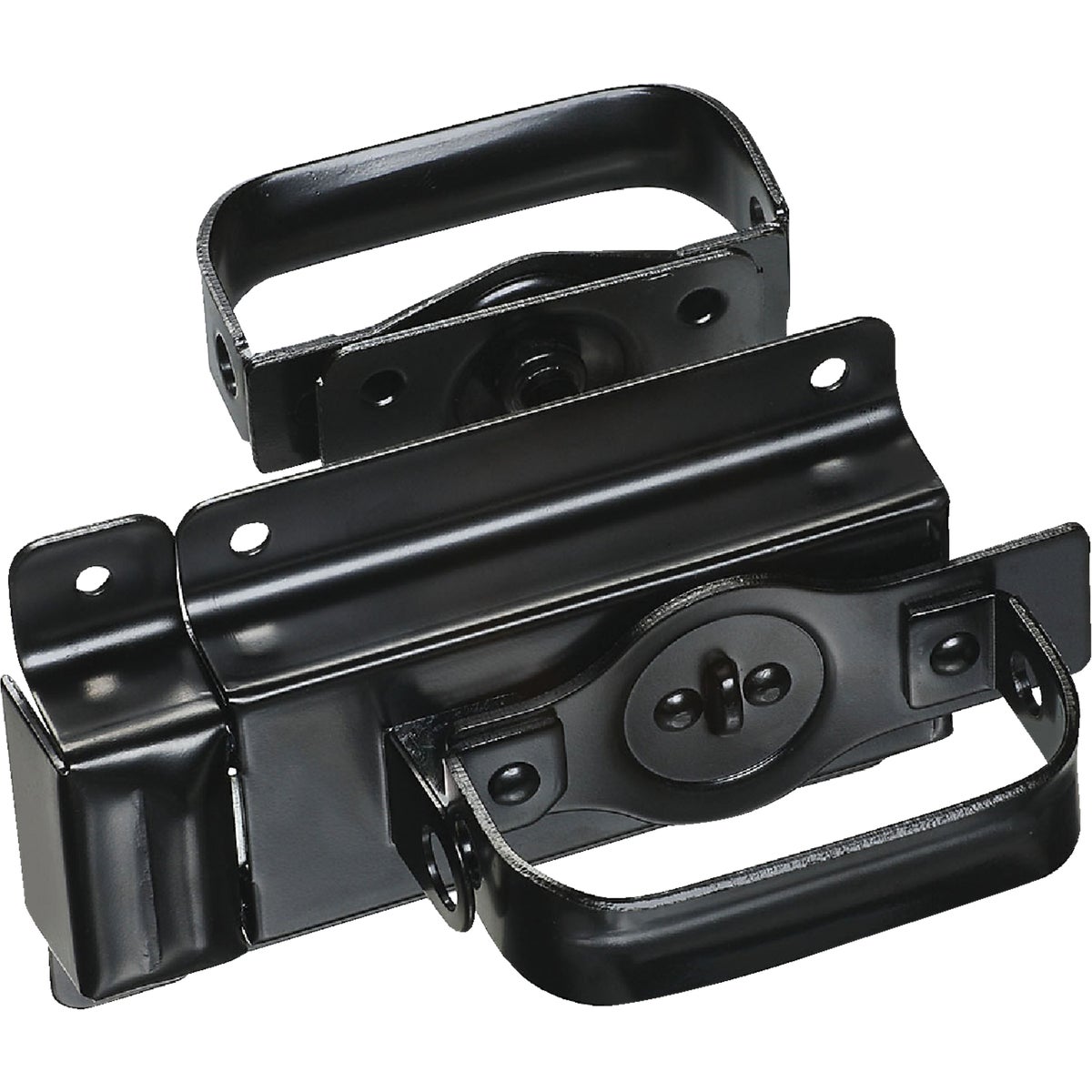 National Heavy-Duty Black Swinging Door Latch