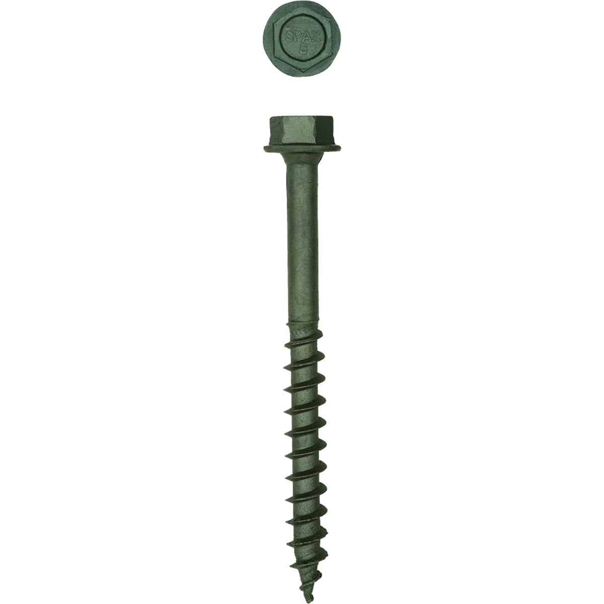 Spax PowerLags 1/2 In. x 5 In. Hex Head Exterior Structure Screw (100 Ct.)