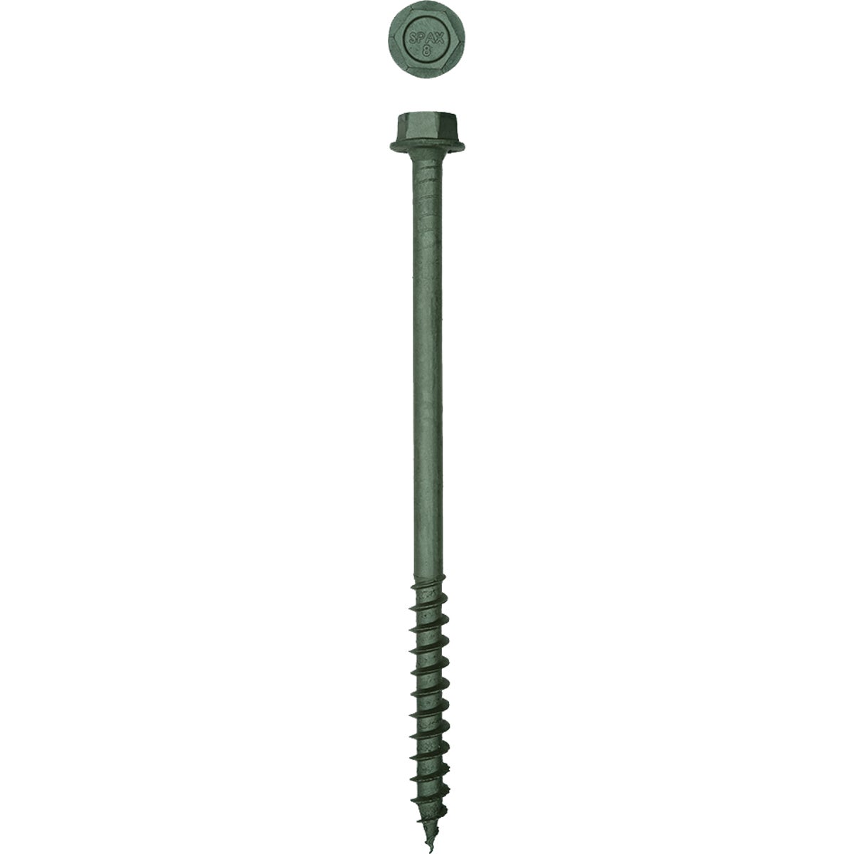 Spax PowerLags 1/2 In. x 8 In. Hex Head Exterior Structure Screw (100 Ct.)