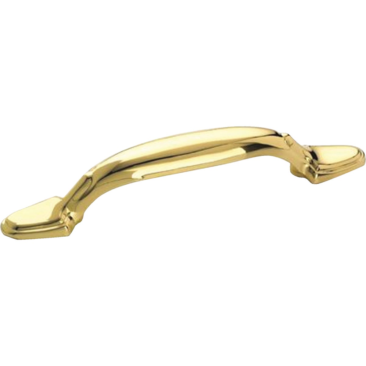 Amerock Everyday Heritage Polished Brass 3 In. Cabinet Pull