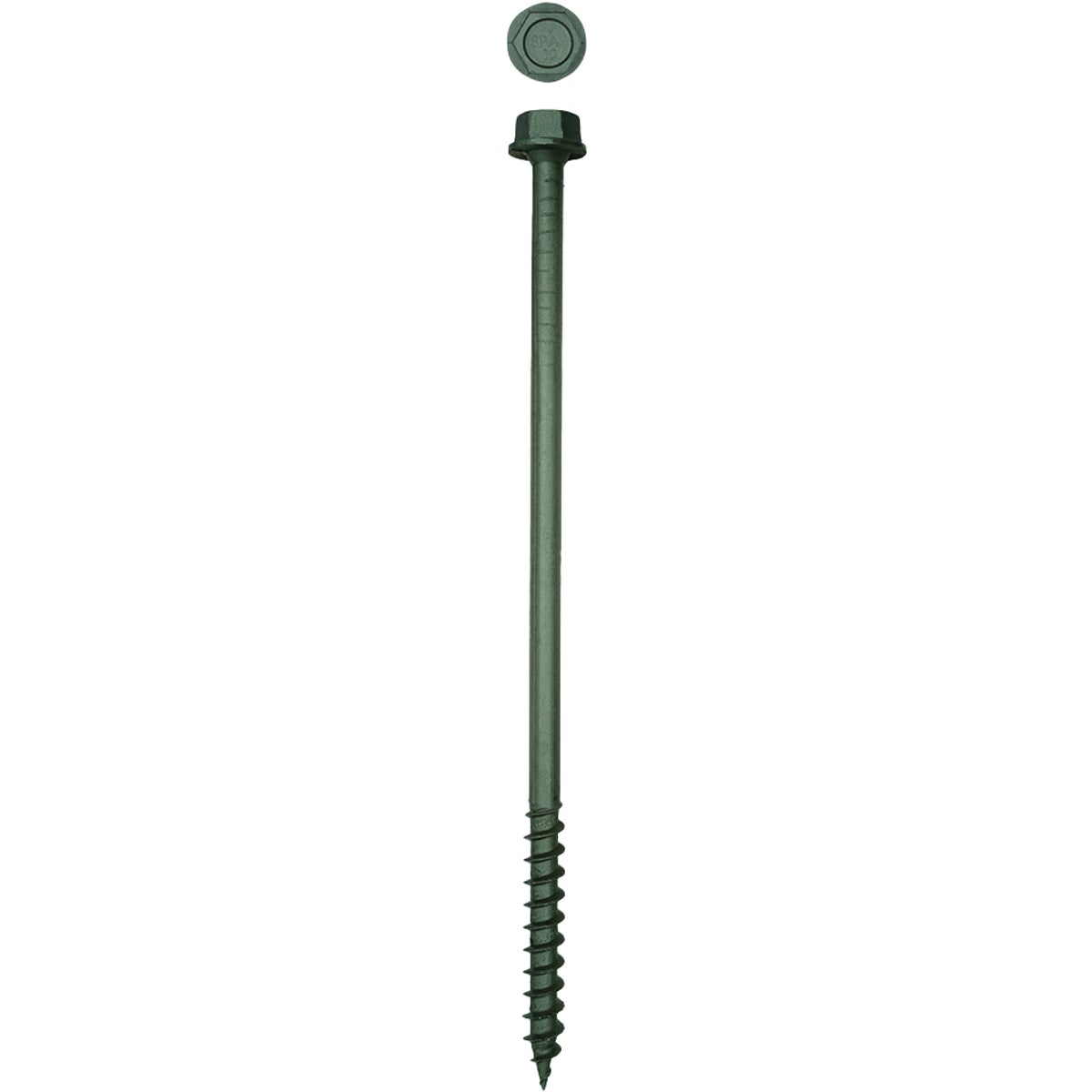 Spax PowerLags 1/2 In. x 10 In. Hex Head Exterior Structure Screw (100 Ct.)