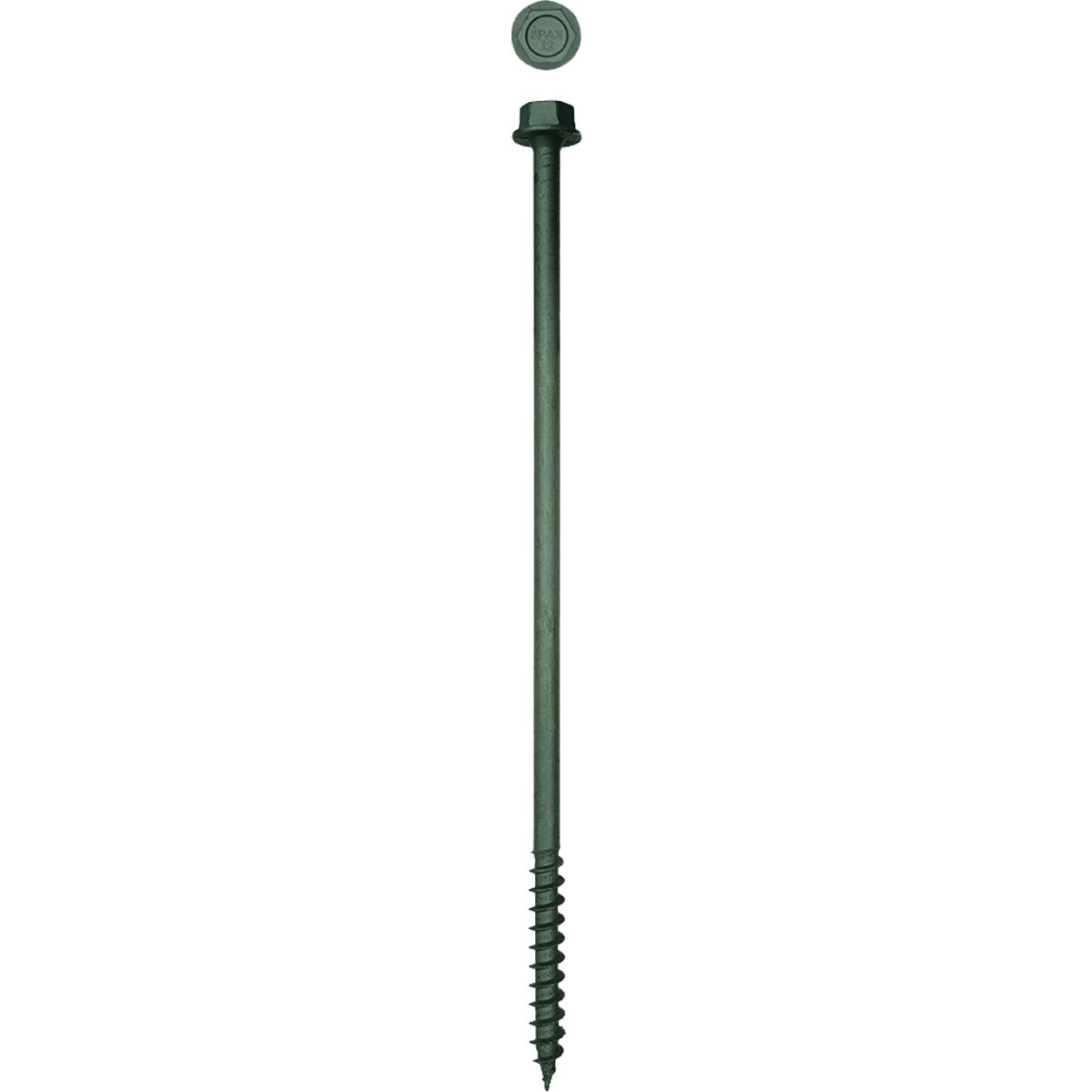 Spax PowerLags 1/2 In. x 12 In. Hex Head Exterior Structure Screw (100 Ct.)