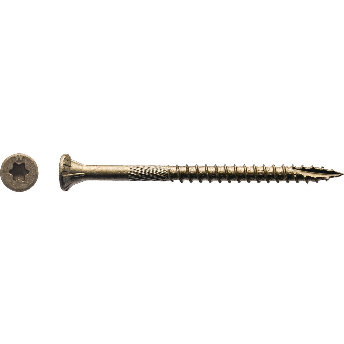 Big Timber #9 x 2-1/2 In. Bronze Flat Head Wood Screw ( 2500 Ct.)