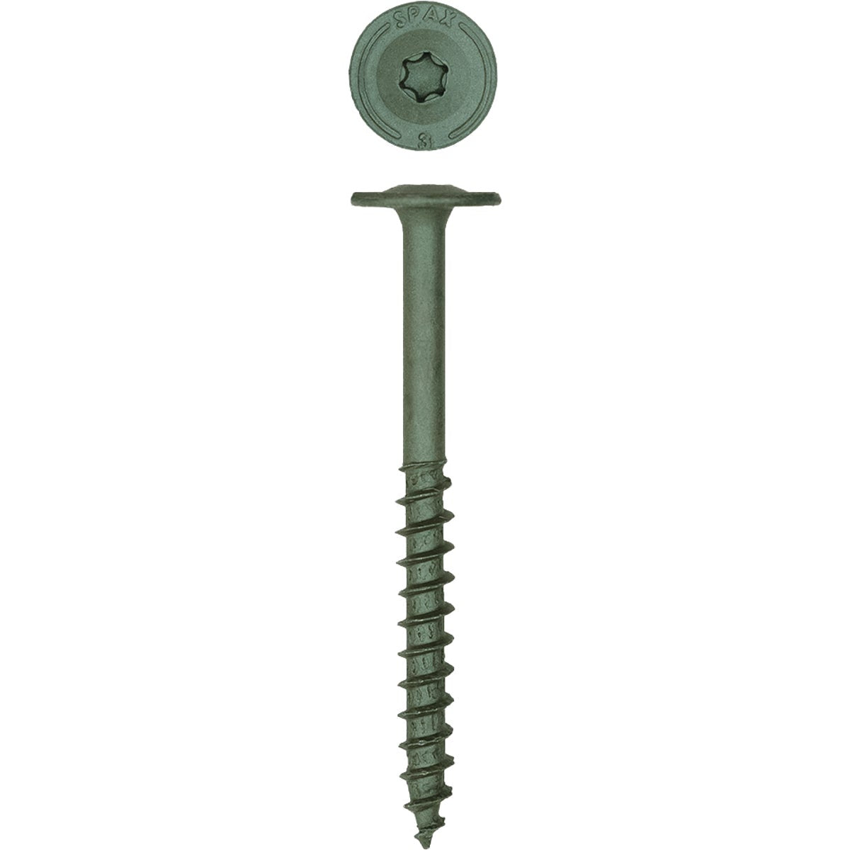 Spax PowerLags 1/4 In. x 3 In. Washer Head Exterior Structure Screw (500 Ct.)