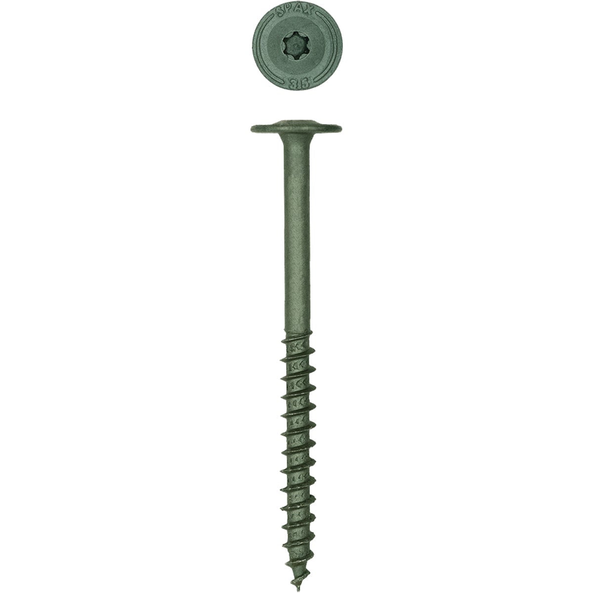 Spax PowerLags 1/4 In. x 3-1/2 In. Washer Head Exterior Structure Screw (500 Ct.)