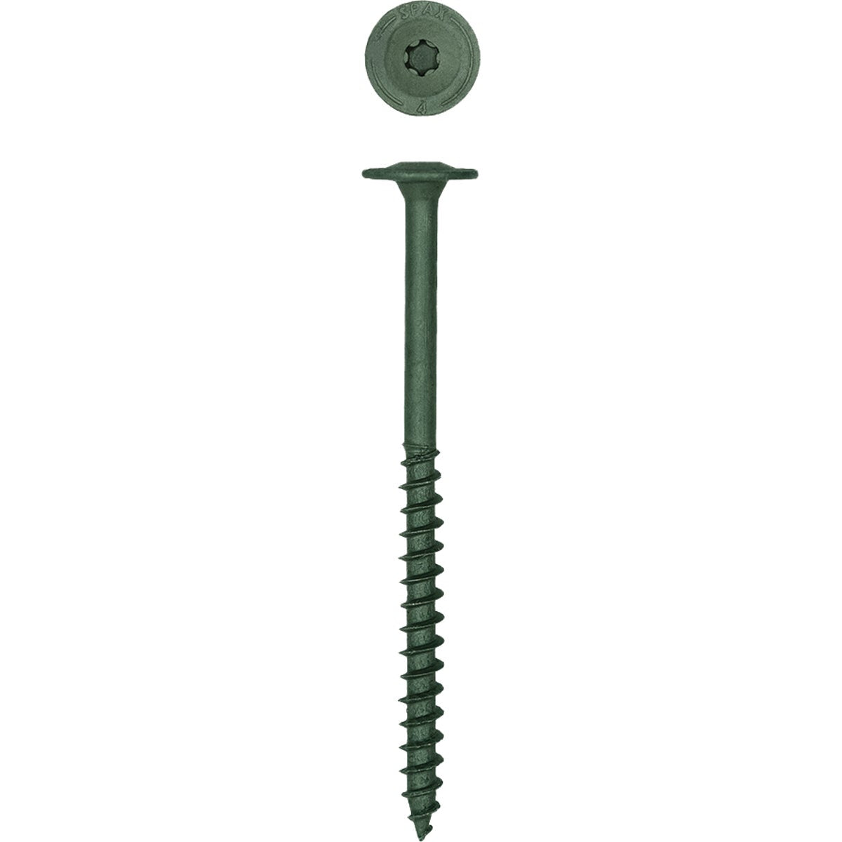 Spax PowerLags 1/4 In. x 4 In. Washer Head Exterior Structure Screw (500 Ct.)