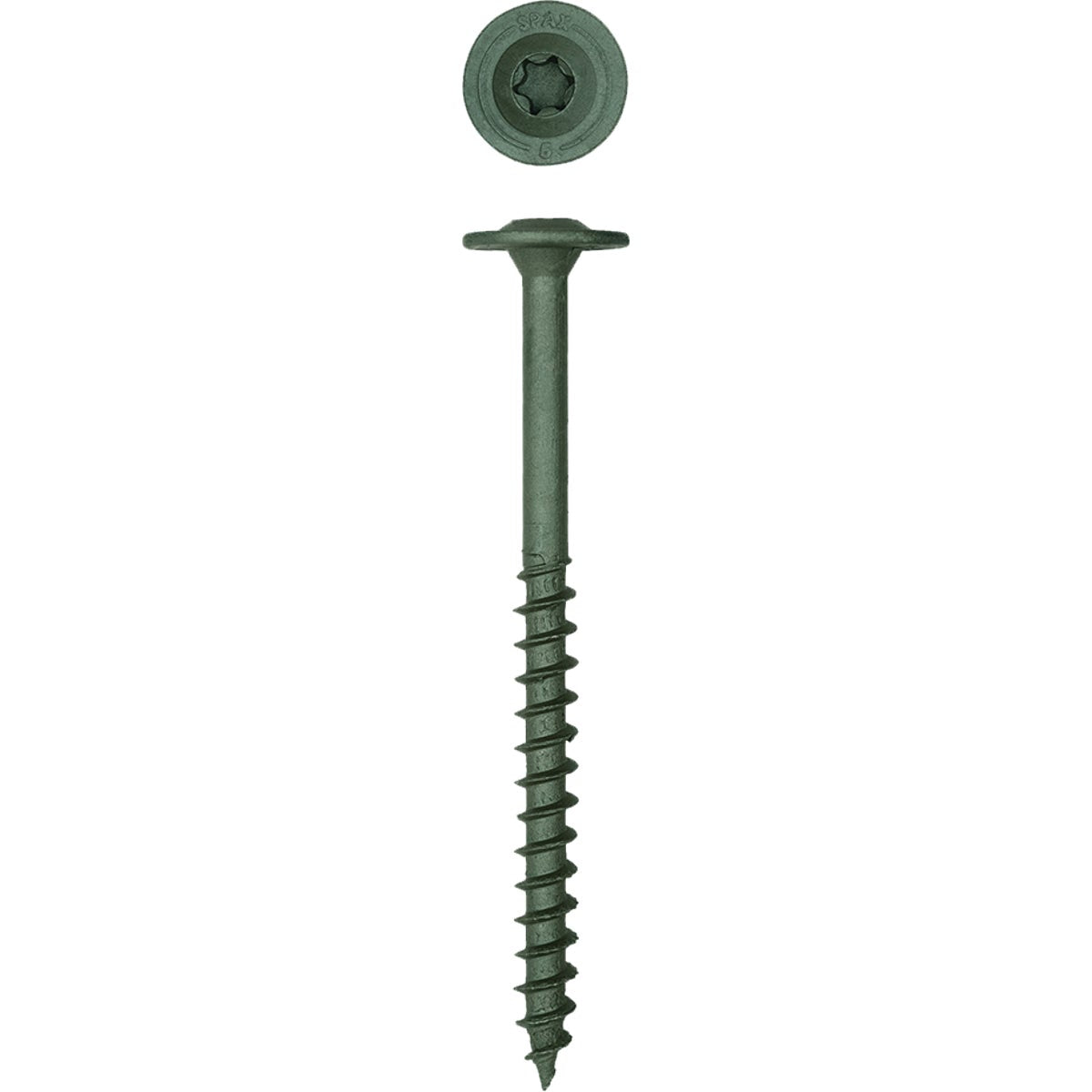 Spax PowerLags 3/8 In. x 5 In. Washer Head Exterior Structure Screw (150 Ct.)