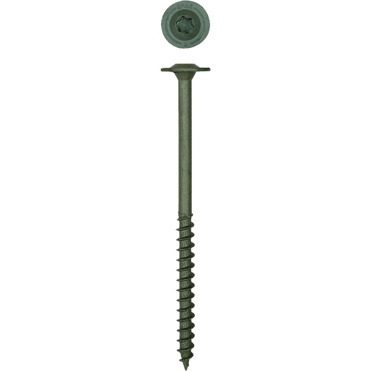 Spax PowerLags 3/8 In. x 6 In. Washer Head Exterior Structure Screw (150 Ct.)