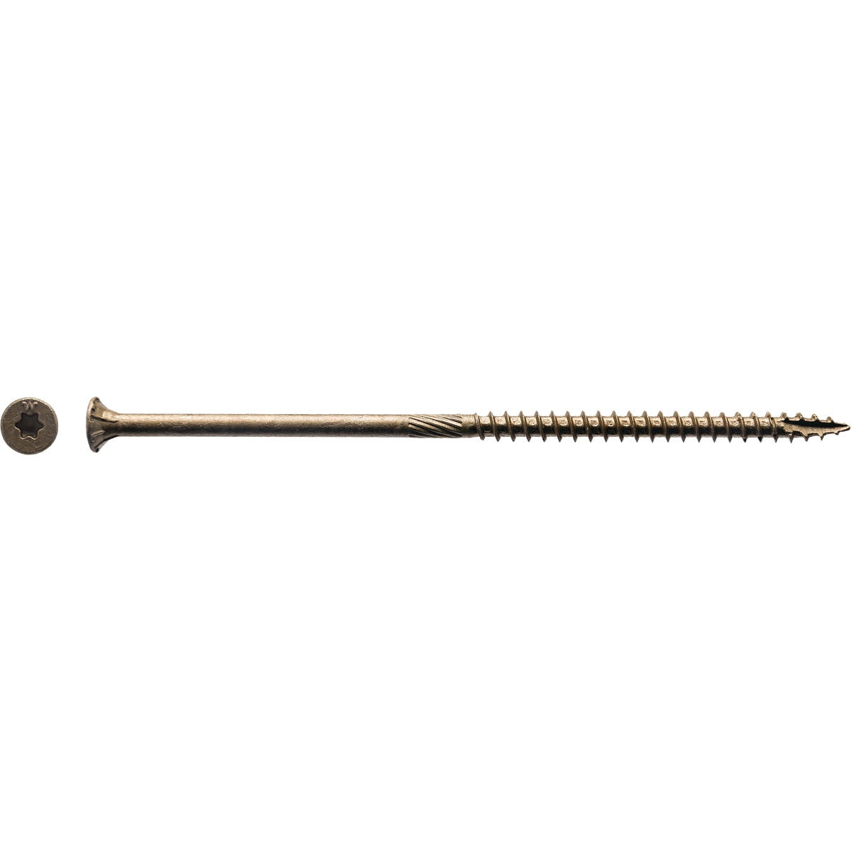 Big Timber #10 x 5 In. Bronze Flat Head Wood Screw (185 Ct., 5 Lb.)