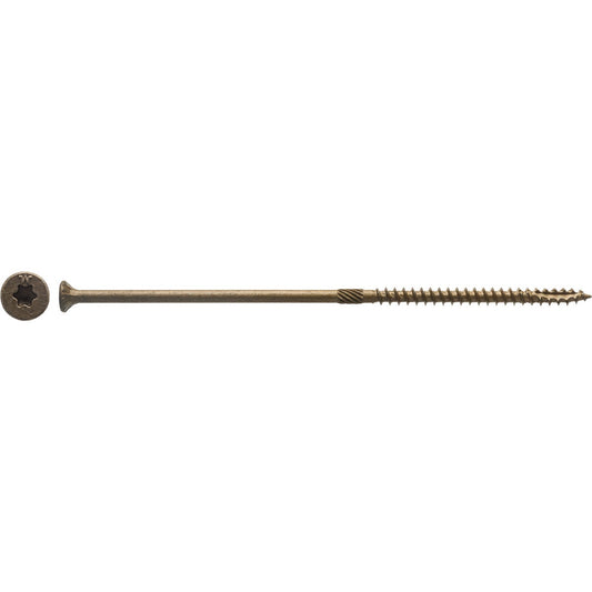 Big Timber #10 x 6 In. Bronze Flat Head Wood Screw (160 Ct., 5 Lb.)