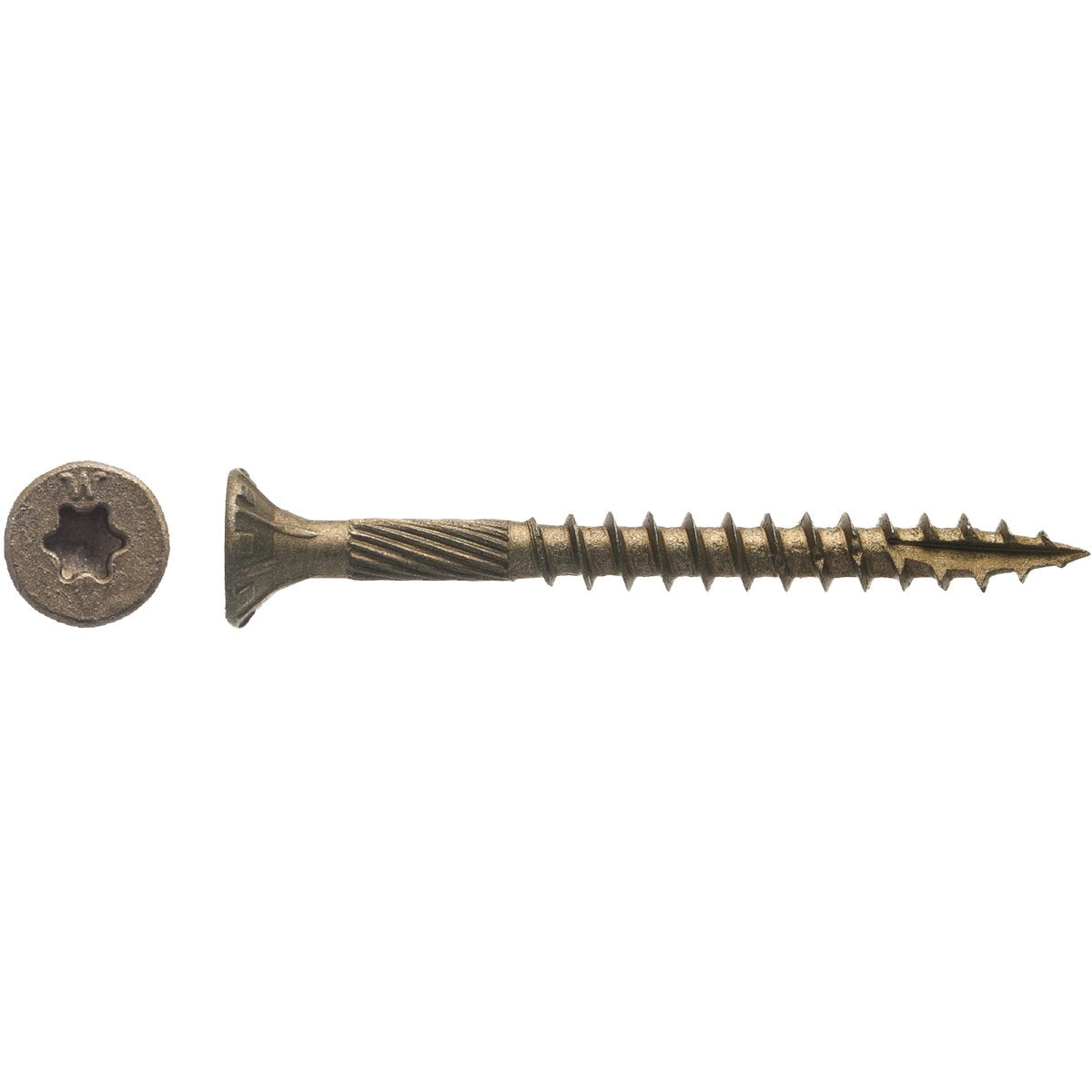 Big Timber #8 x 1-3/4 In. Bronze Flat Head Wood Screw (866 Ct., 5 Lb.)