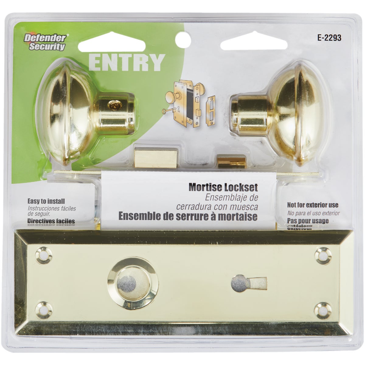 Prime Line Bit Key Mortise Lockset with Knob