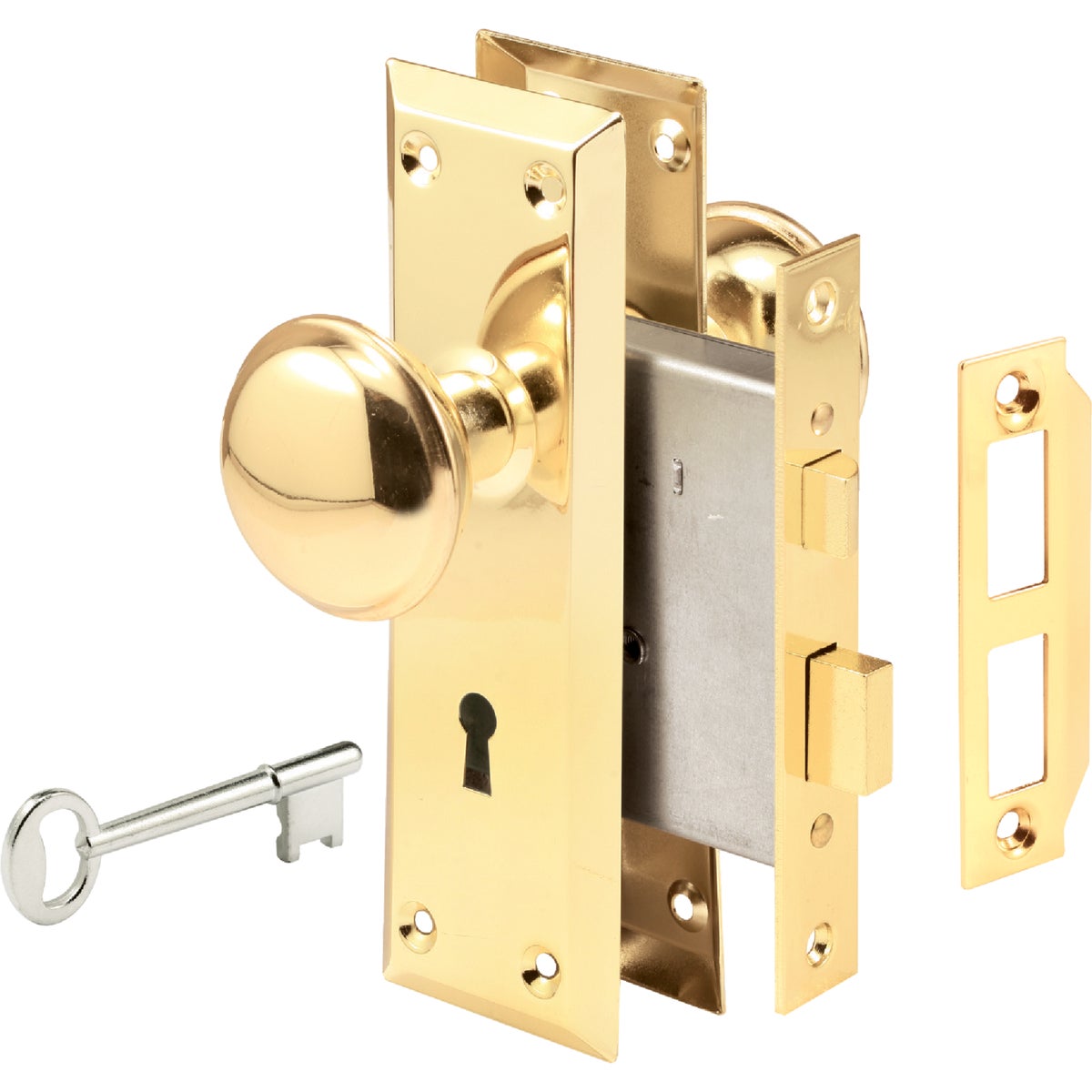 Prime Line Bit Key Mortise Lockset with Knob