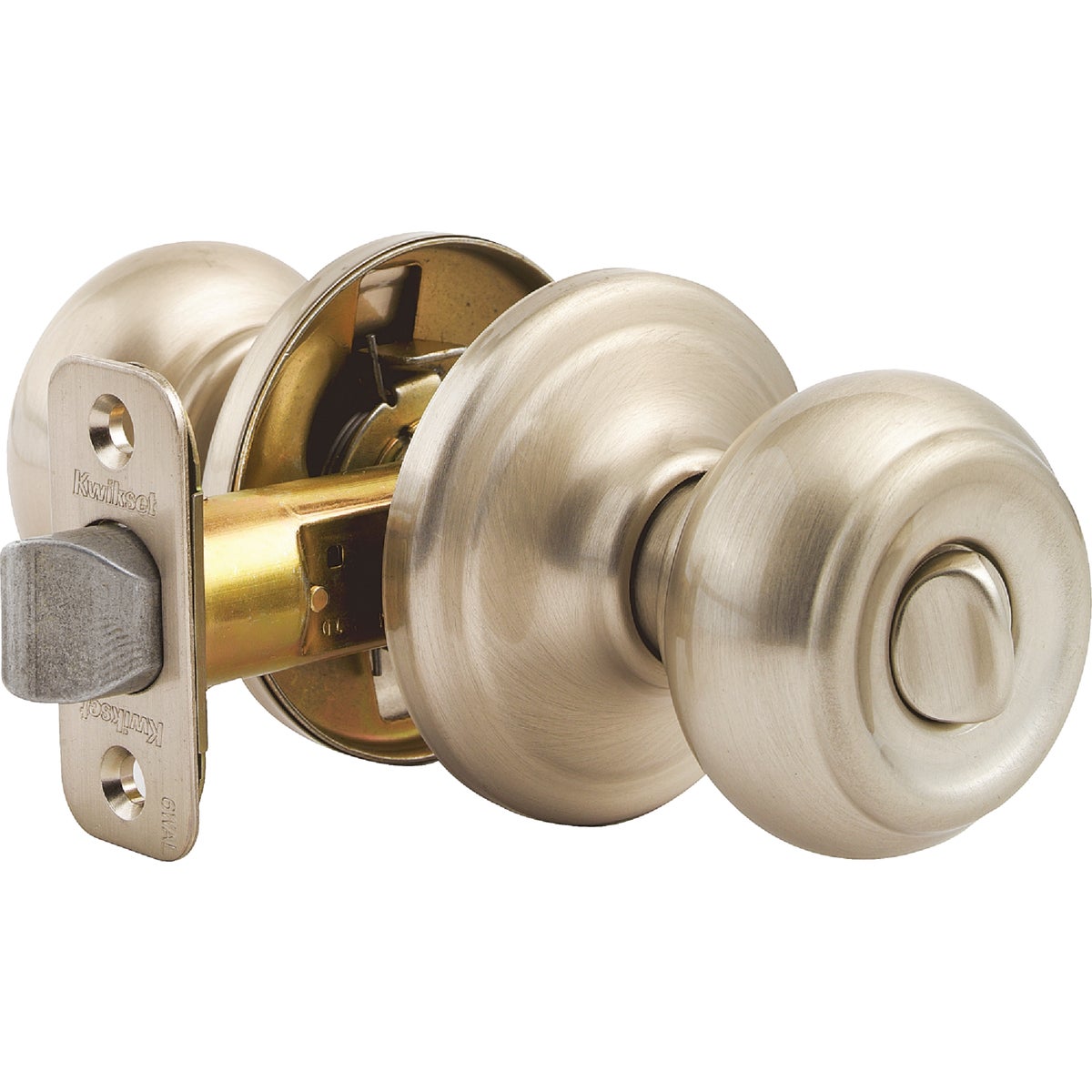 Weiser Phoenix Satin Nickel Bed & Bath Door Knob