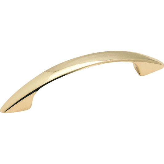 Amerock Everyday Heritage Polished Brass 3 In. Cabinet Pull