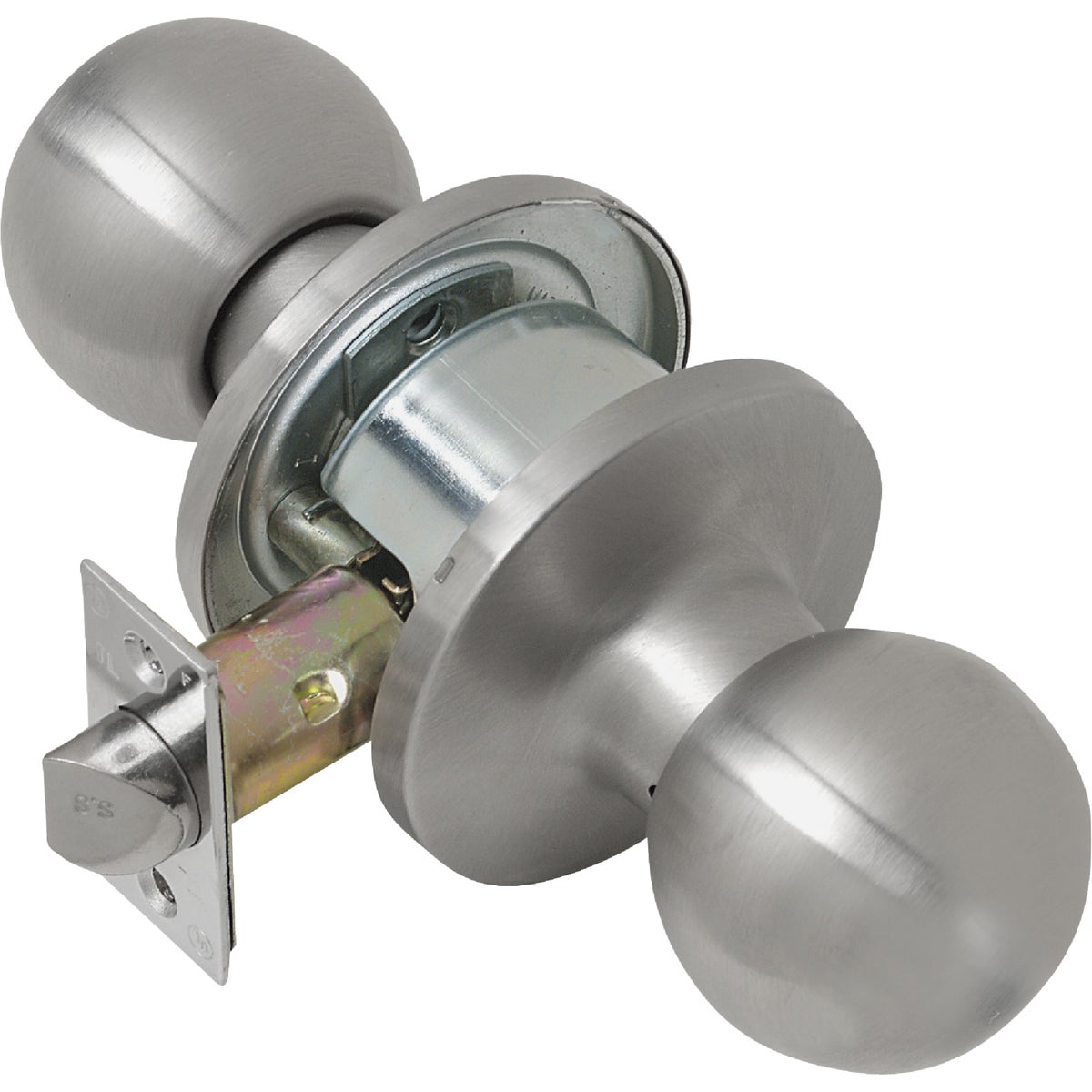 Tell Satin Stainless Steel Hall & Closet Door Knob