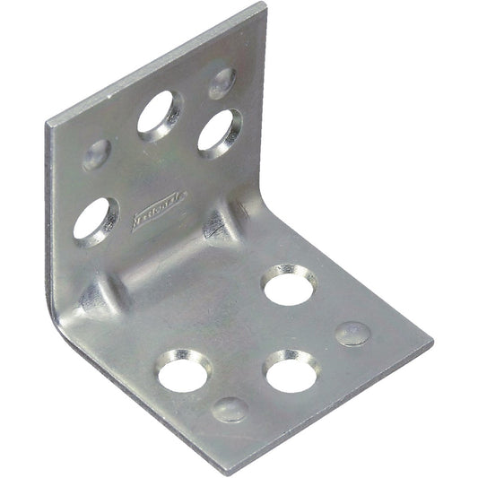 National Catalog V121 1-1/2 In. x 1-1/2 In. Double Wide Zinc Corner Brace