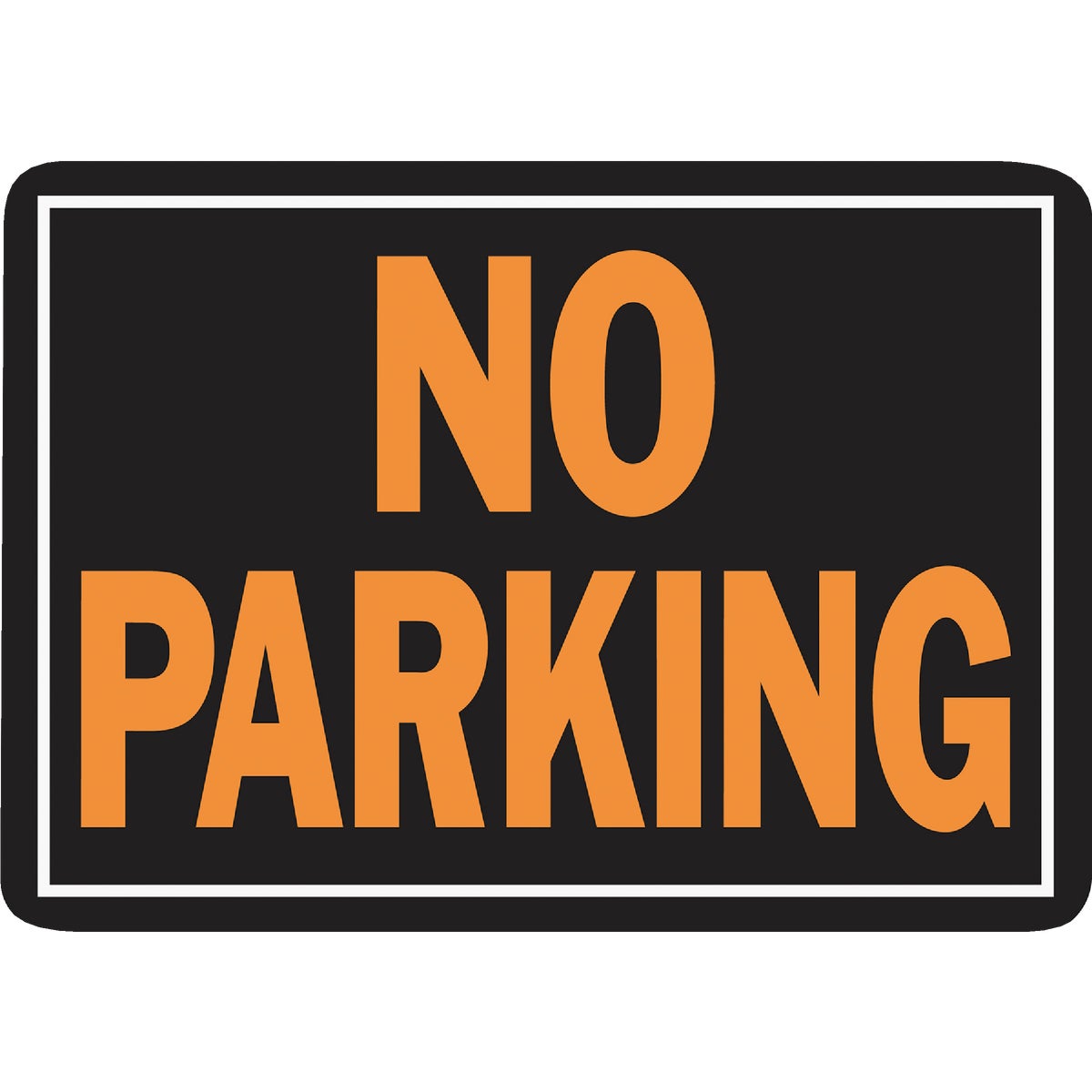 Hy-Ko Aluminum Sign, No Parking