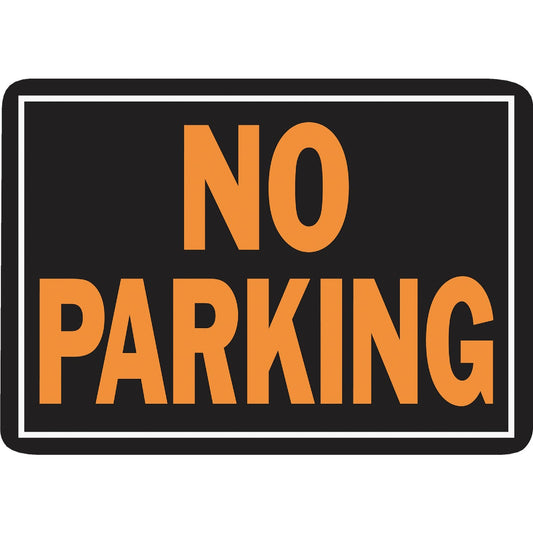 Hy-Ko Aluminum Sign, No Parking