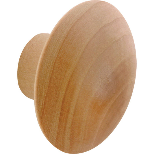 Prime-Line 1-3/4 In. Wood Bi-Fold Door Pull Knob With 11/16 In. Base