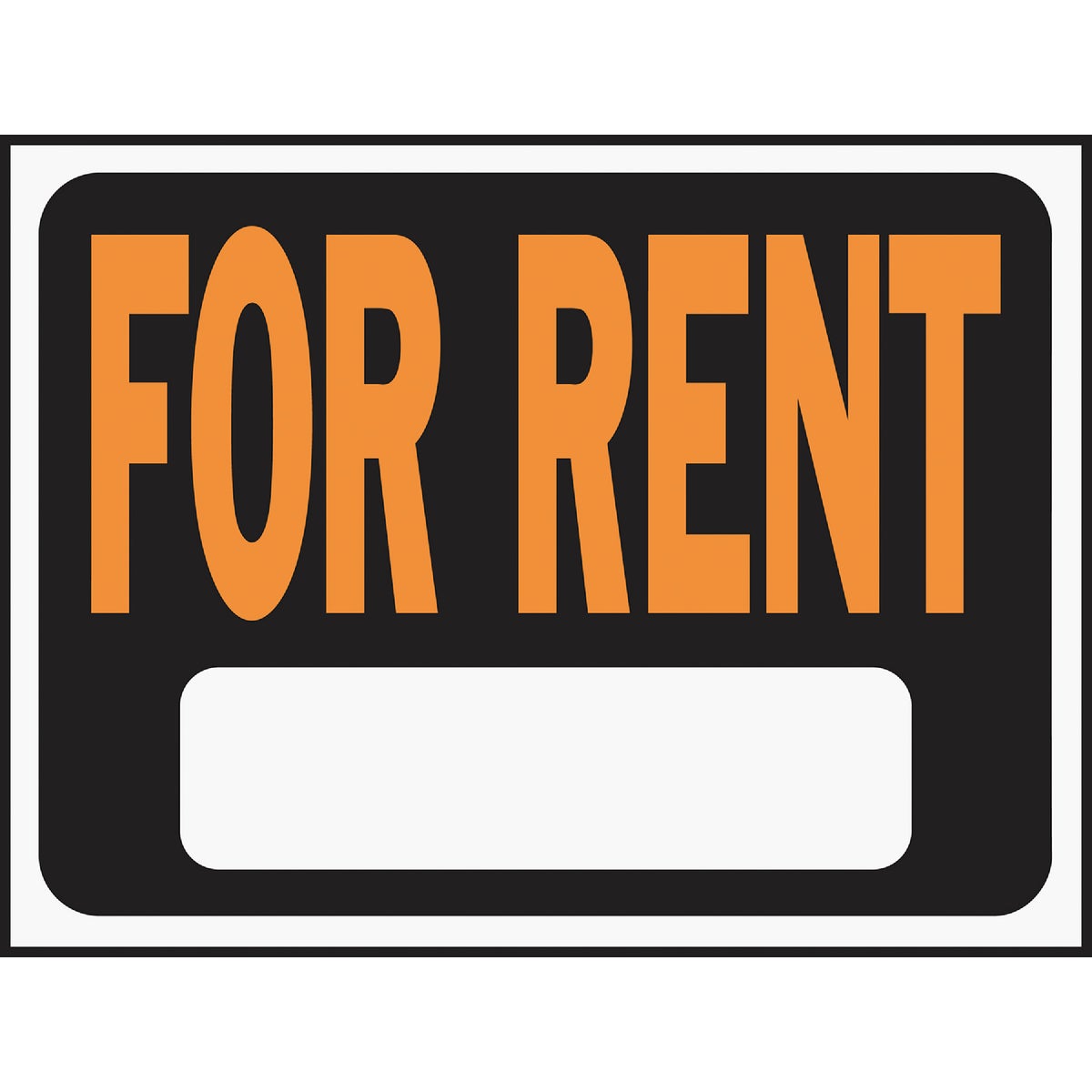 Hy-Ko Plastic Sign, For Rent