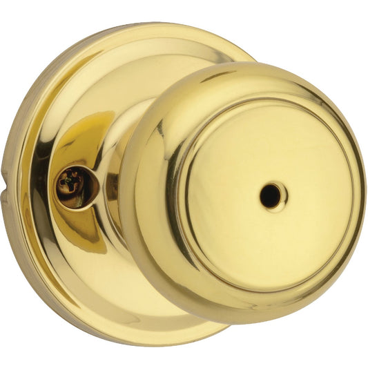 Weiser Troy Polished Brass Bed & Bath Door Knob