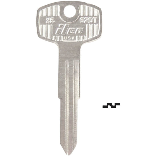 ILCO Nissan/Subaru Master Key Blank, X6 (10-Pack)