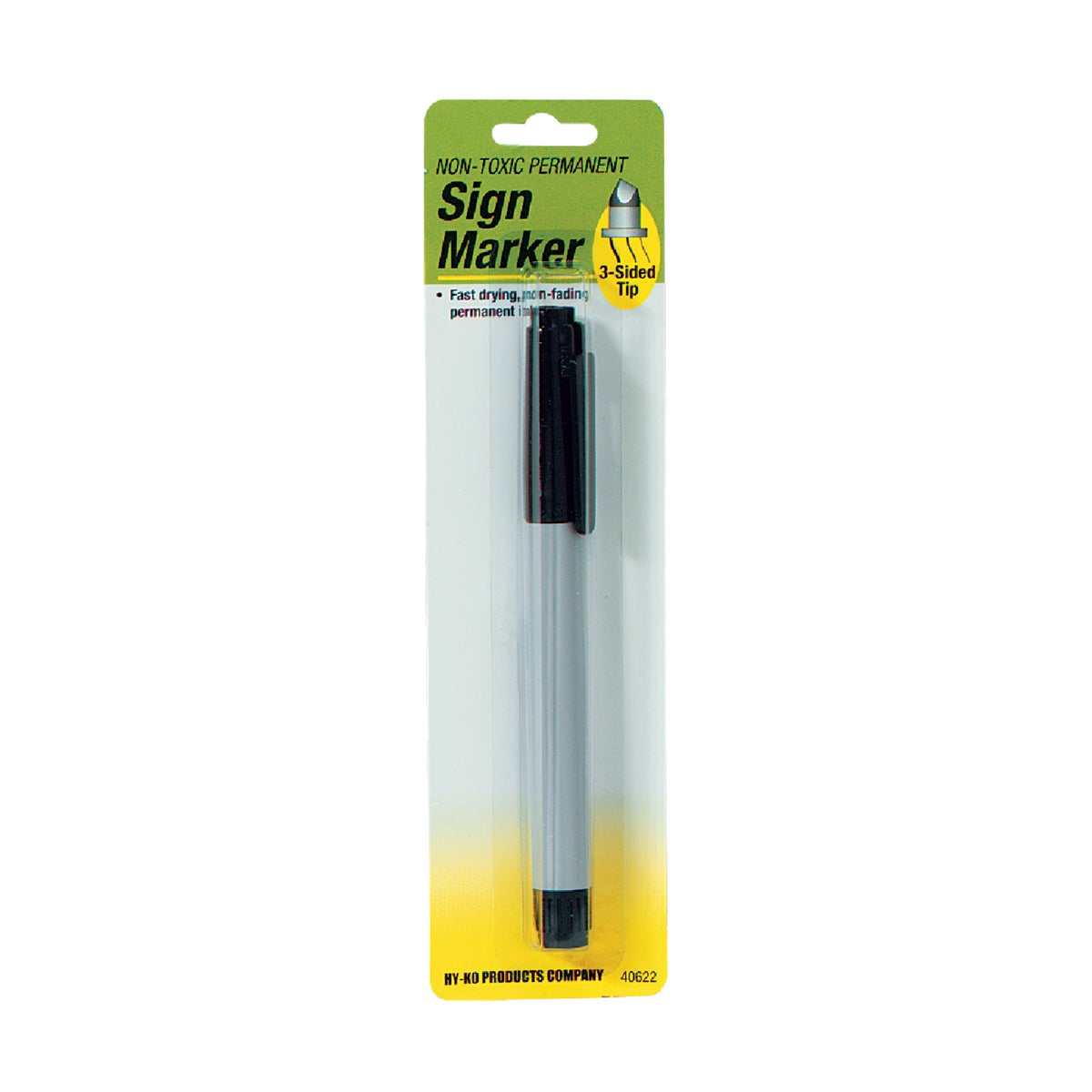 Hy-Ko Black Bold Tip Permanent Sign Marker