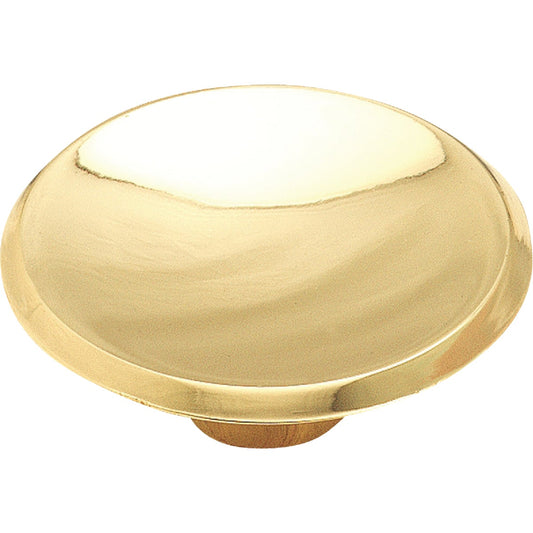 Amerock Everyday Heritage Polished Brass 1-3/4 In. Cabinet Knob