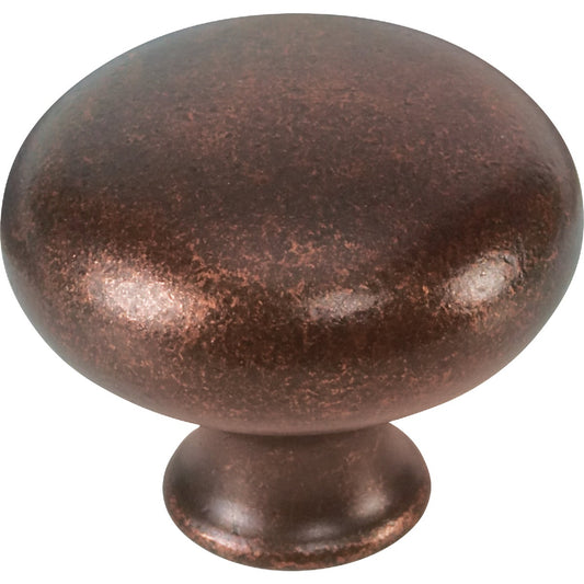 Amerock Traditional Classics Rustic Bronze 1-1/4 In. Cabinet Knob