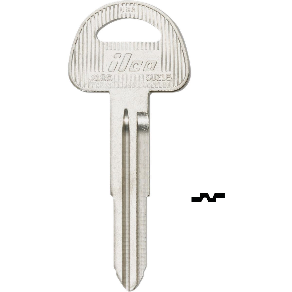 ILCO Suzuki Master Key Blank, X185 (10-pack)