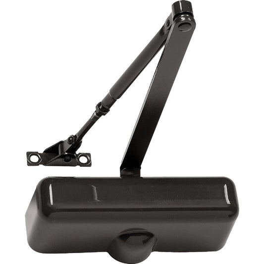 Tell Brown Interior Residential Door Closer