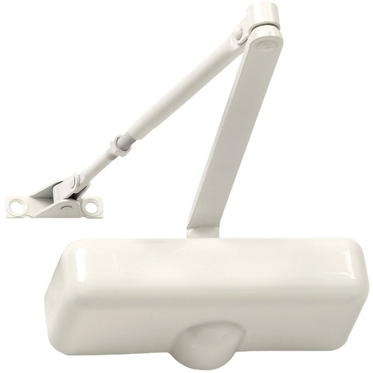 Tell Residential 2000 Series Ivory Hold Open Door Closer