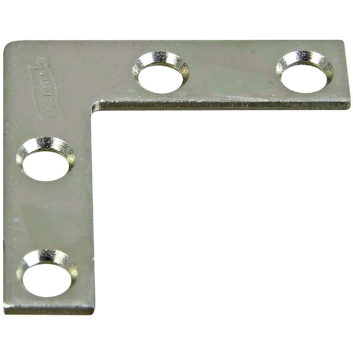 National Catalog 117 1-1/2 In. x 3/8 In. Zinc Flat Corner Iron