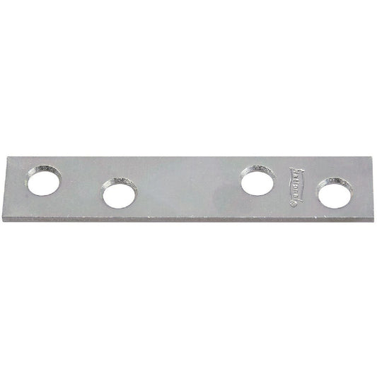 National Catalog 118 3 In. x 5/8 In. Zinc Steel Mending Brace (4-Count)