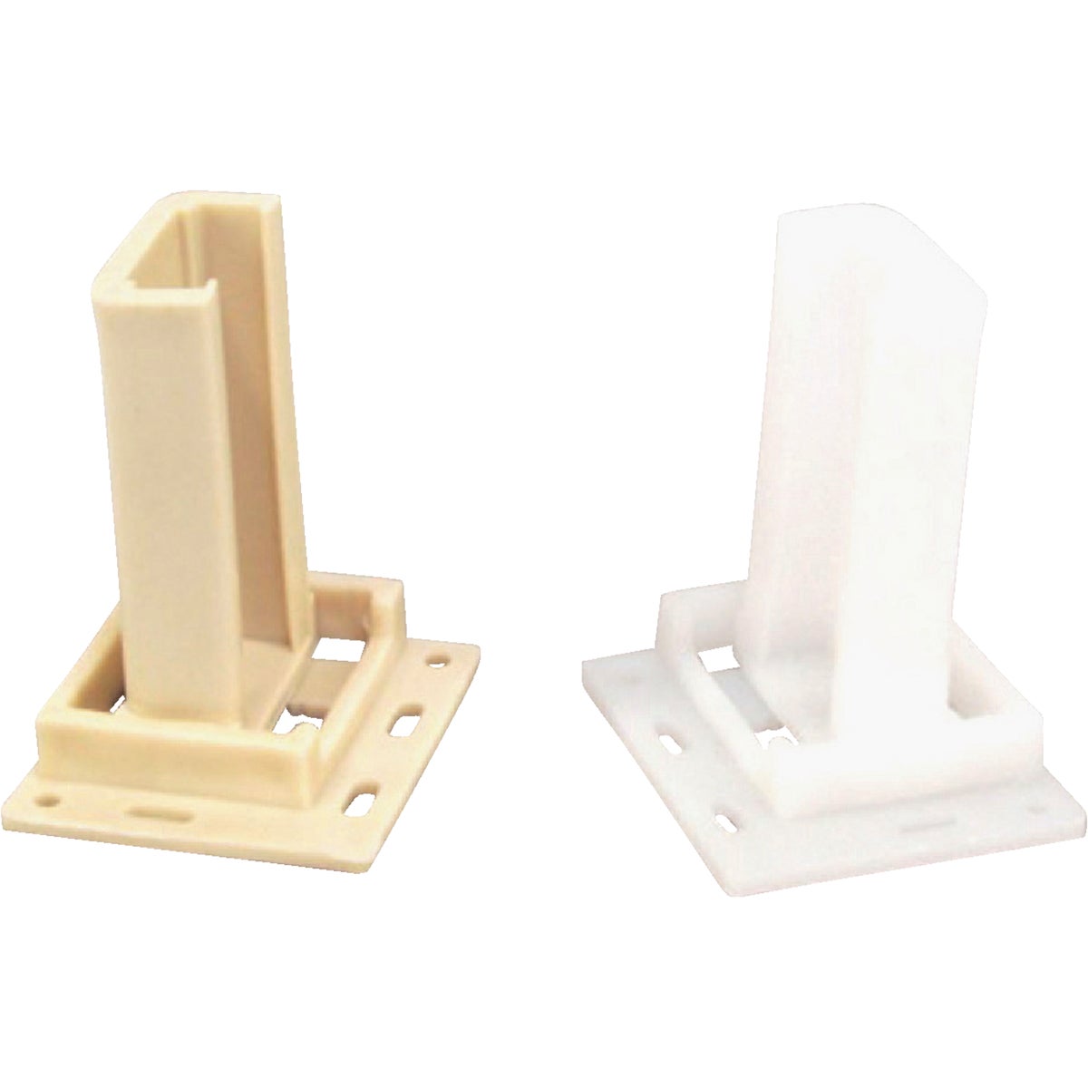 United States Hardware 2-1/8" Rear Plastic Track Socket (2-Pack)