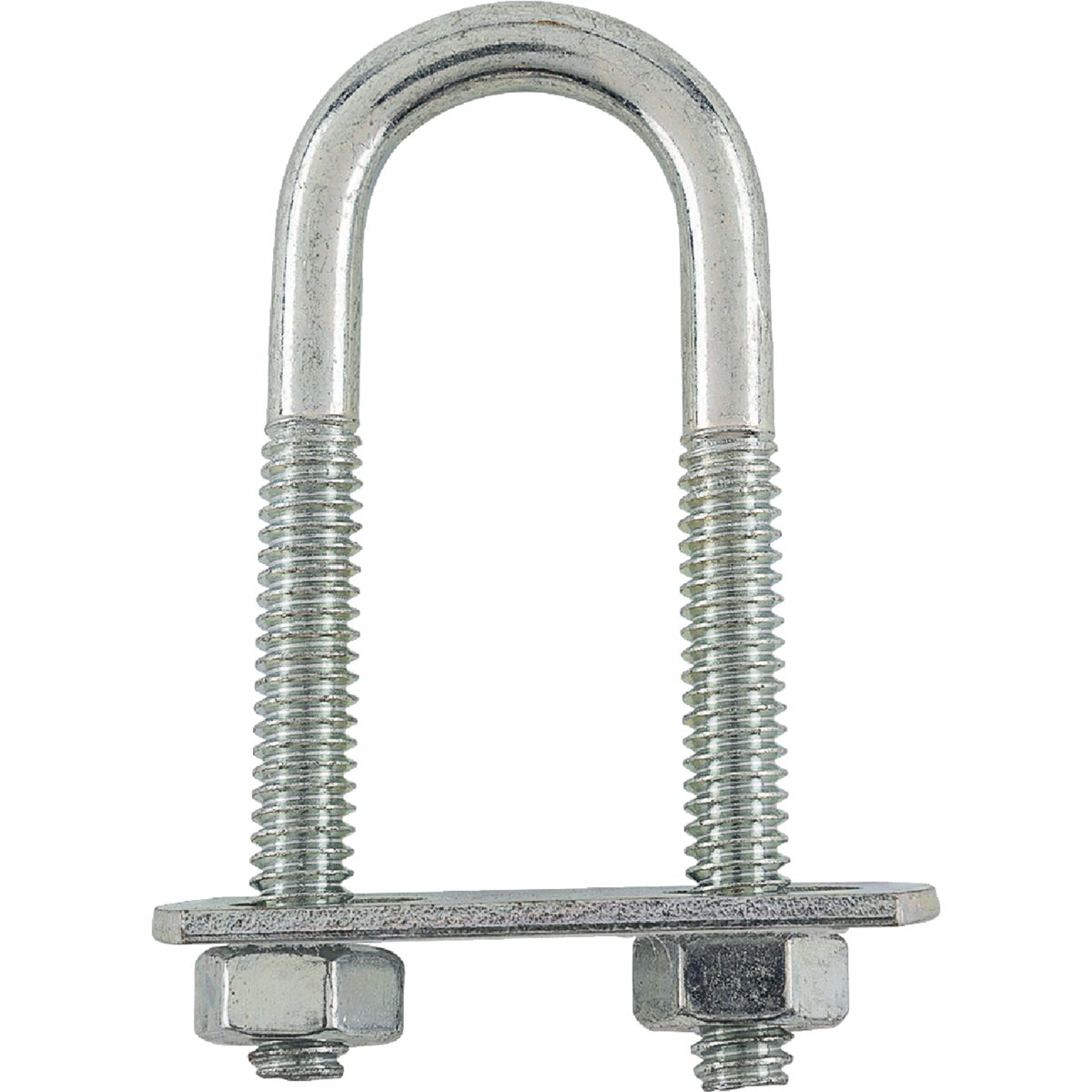 National 1/4 In. x 3/4 In. x 2-1/2 In. Zinc Round U Bolt