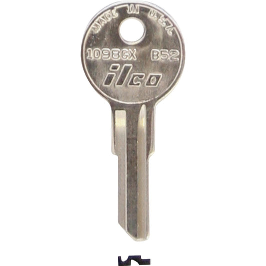 ILCO GM Nickel Plated Automotive Key, B52 (10-Pack)