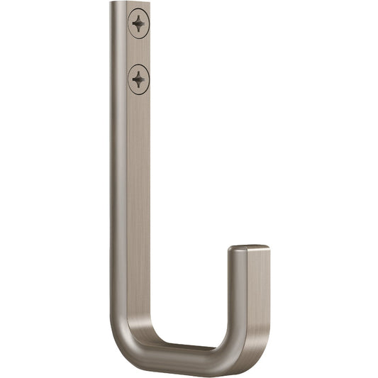 National Hardware 4 In. Satin Nickel Reed Modern Hook