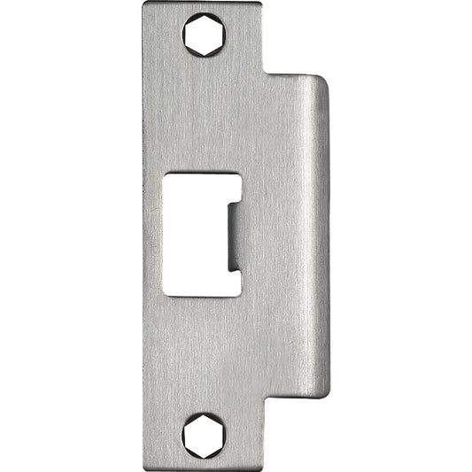 Tell Satin Stainless Steel 1-1/4 In. ASA Strike Plate