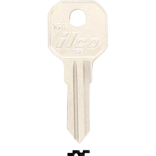 ILCO Nickel Plated Gas Cap Key, (10-Pack)