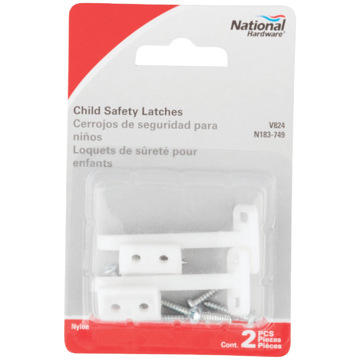 National Cabinet & Drawer Lock Child Safety Latches (2-Count)