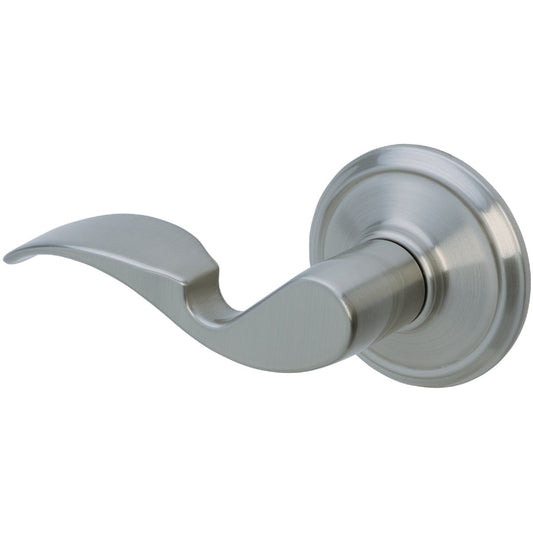 Schlage Satin Nickel Left-Hand Avanti Dummy Door Lever