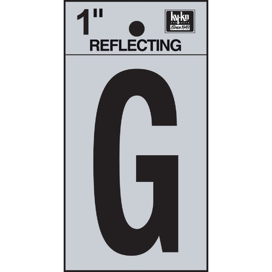 Hy-Ko Vinyl 1 In. Reflective Adhesive Letter, G