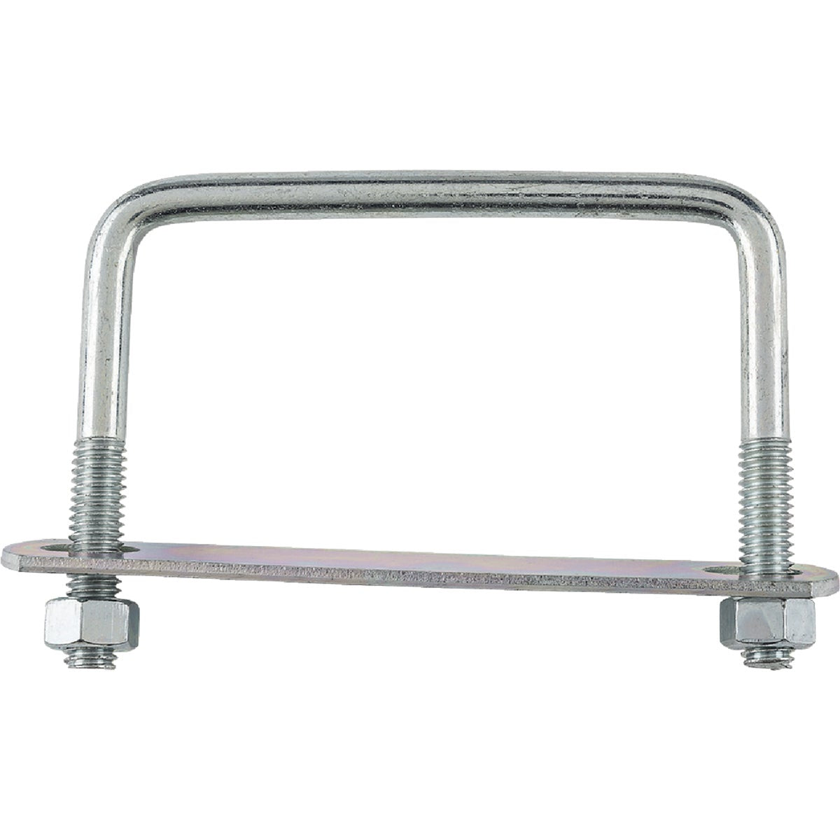 National 3/8 In. x 4 In. x 3 In. Zinc Square U Bolt