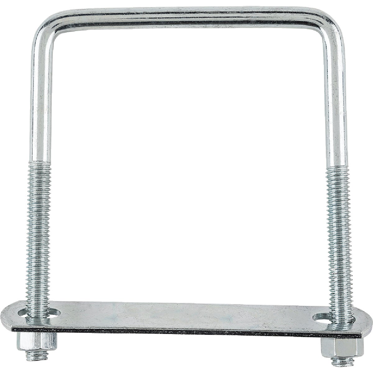 National 3/8 In. x 4 In. x 5 In. Zinc Square U Bolt