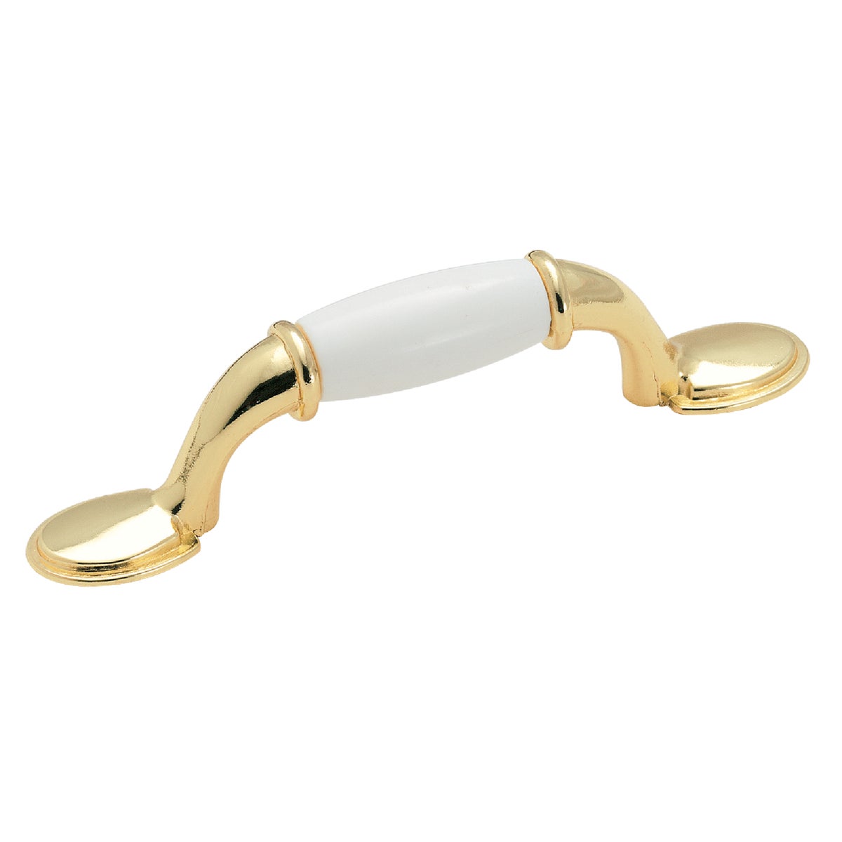 Amerock Everyday Heritage Polished Brass 3 In. Cabinet Pull